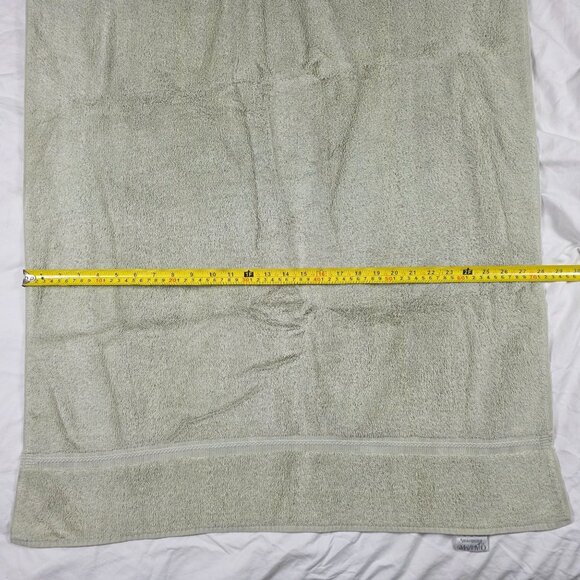 Vintage Charisma By Fieldcrest Bath Towel 100% Cotton Green Absorbent - Picture 7 of 8